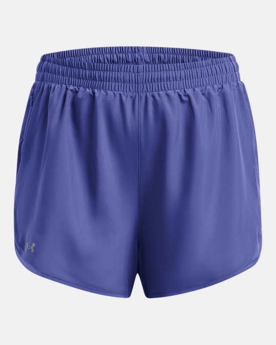 Pantalón corto de 7 cm UA Fly-By para mujer, Purple, pdpMainDesktop image number 4
